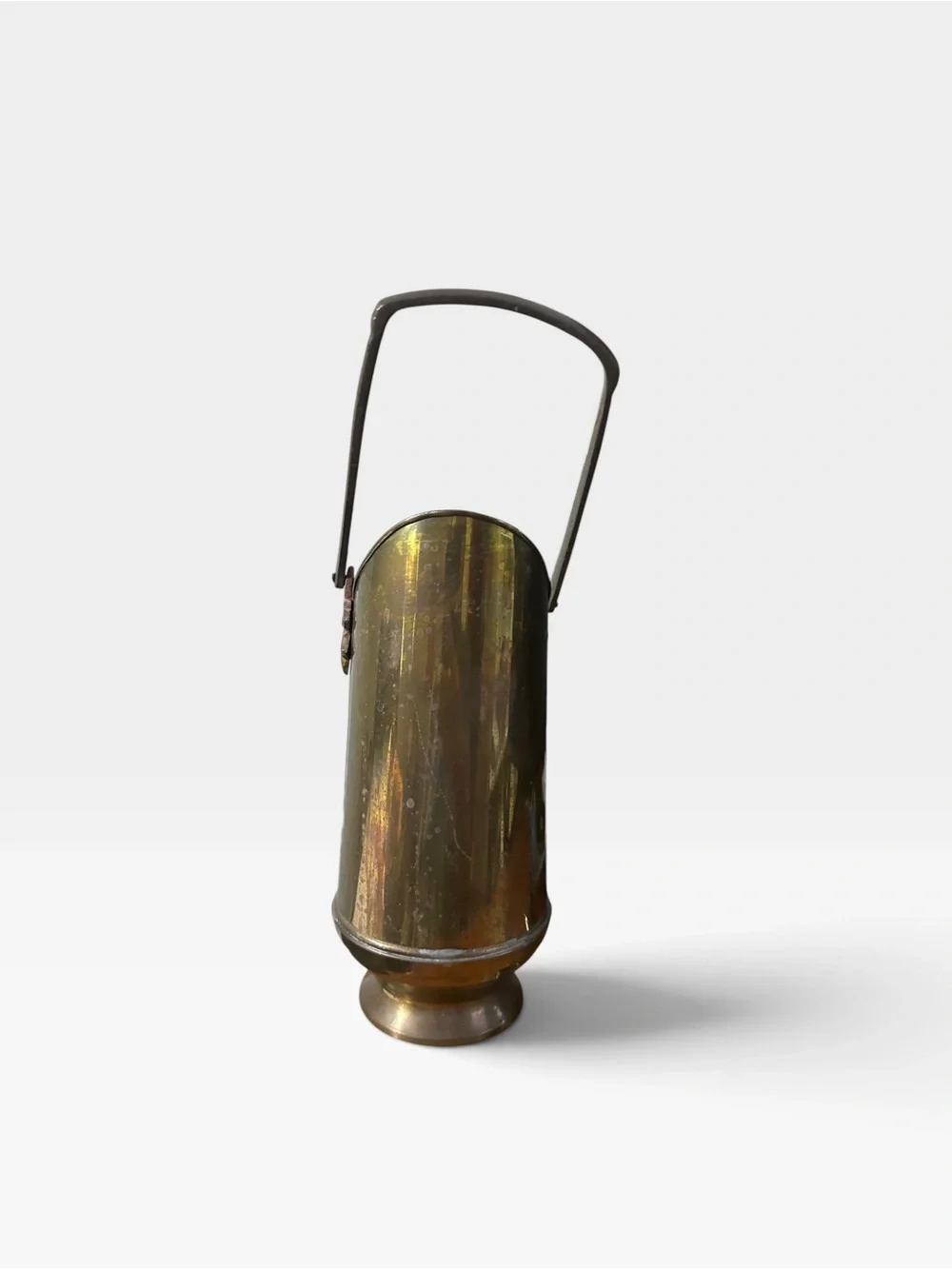Antique Solid Brass Coal Scuttle